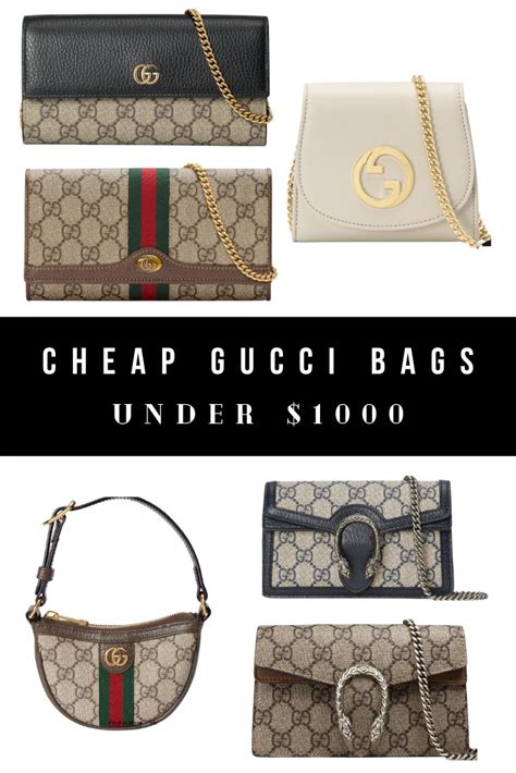 cheapest thing at gucci|gucci bag for under 1000.